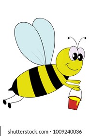 honey bee vector