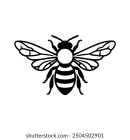 Honey Bee vector design art