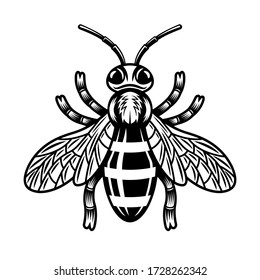 Bee Black White Icon Can Be Stock Vector (Royalty Free) 1574459056