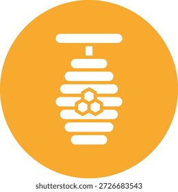 Ilustración de diseño de icono de Vector de abeja de miel