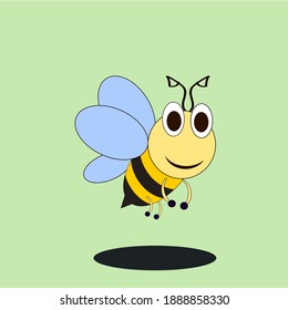 honey bee vector illustration image