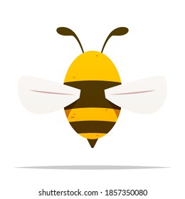 Honey Bee Vector Isolated Illustration 260nw 1857350080 