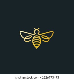 Logo-Design für Honigbiene