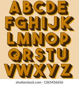 Honey Bold Typography design font vector colorful