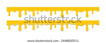 Honey Border Fresh Melted Honey Seamless Dripping Liquid