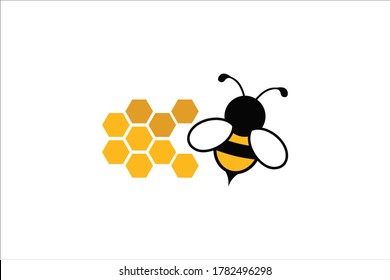 honey bumble bee hive vector background theme poster illustration template