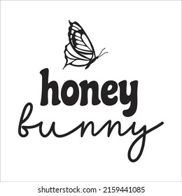 honey bunny design bunny eps