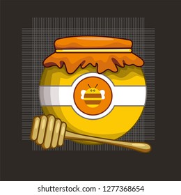 honey cartoon vector