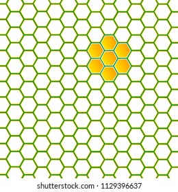 Honey comb background