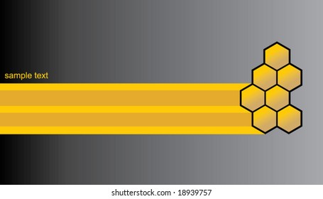 Honey comb background