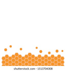 Honey comb background texture illustration concept design