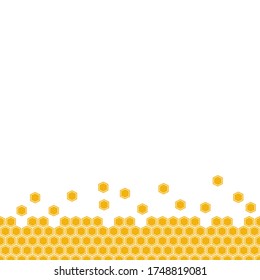 Honey comb background texture illustration concept design
