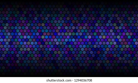Honey comb colorful pattern background