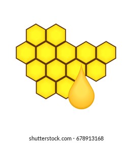 Honey comb icon.