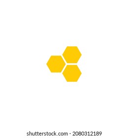 honey comb icon vector illustration simple design.