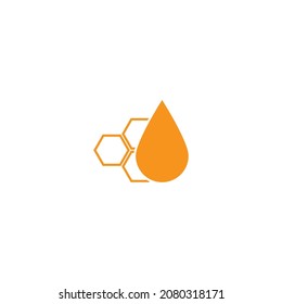 honey comb icon vector illustration simple design.