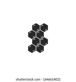 honey comb Icon vector sign isolated for graphic and web design. honey comb symbol template color editable on white background.