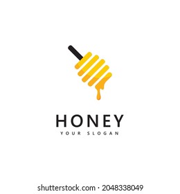 Honey comb  logo icon   bees vector design