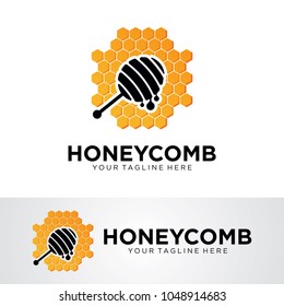 Honey Comb Logo Template Design Vector, Emblem, Design Concept, Creative Symbol, Icon