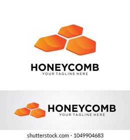 Honey Comb Logo Template Design Vector, Emblem, Design Concept, Creative Symbol, Icon