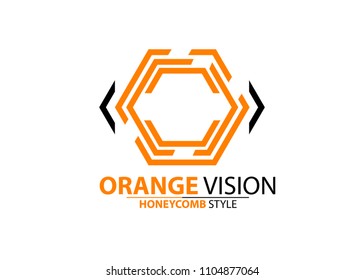 Honey Comb Logo Template Design Vector, Emblem, Design Concept, Creative Symbol, Icon