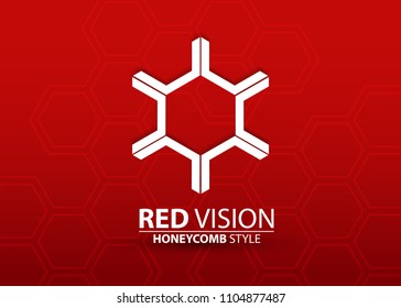 Honey Comb Logo Template Design Vector, Emblem, Design Concept, Creative Symbol, Icon