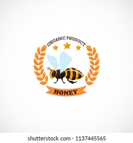 Honey Comb Logo Template Design Vector, Emblem, Design Concept, Creative Symbol, Icon