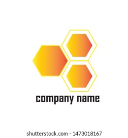 Honey Comb Logo Template Design Vector. Emblem, Design Concept, Creative Symbol,Icon
