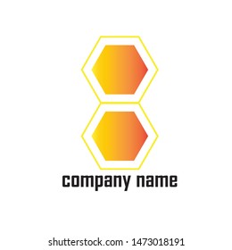 Honey Comb Logo Template Design Vector. Emblem, Design Concept, Creative Symbol,Icon
