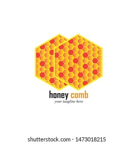 Honey Comb Logo Template Design Vector. Emblem, Design Concept, Creative Symbol,Icon
