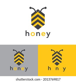 Honey Comb Logo Template Design Vector, Honey Design Concept, Creative Symbol,
