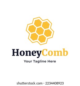 Logo-Design-Vektor, Emblem, Honey-Design-Konzept, kreatives Symbol,