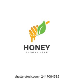 Honey Comb Logo Template Design Vector  Emblem  Honey Design Concept  Creative Symbol  Vector Design
