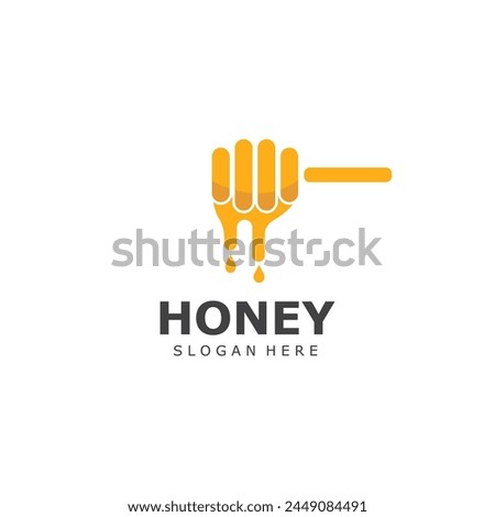 Honey Comb Logo Template Design Vector  Emblem  Honey Design Concept  Creative Symbol  Vector Design