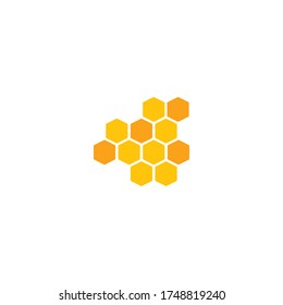 Honigwabenlogo, Vektorsymbol - Design 