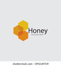 Honigwabenlogo, Vektorsymbol - Design