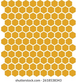 honey comb pattern cute yellow 