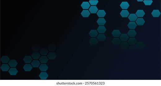 honey comb pattern sci fi blue background