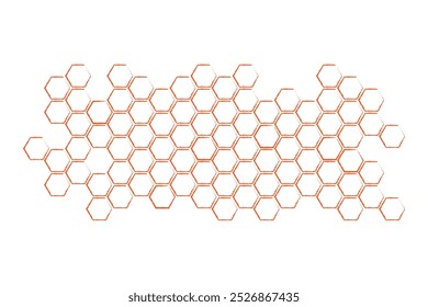 Peine de miel. Estructura de panal de propóleo. Productos de miel, polen, cera, pergamino y abeja en estilo sketch. Ilustración vectorial común aislada en el fondo blanco.