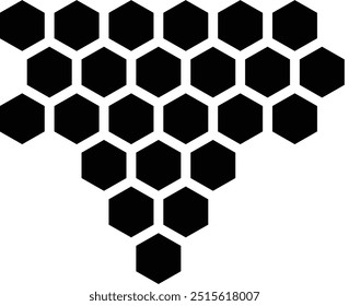 ilustração de design de ícone de vetor de favo de mel