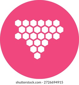 Ilustración de diseño de icono de Vector de peine de miel