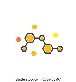 honey comb vector icon illustration design 