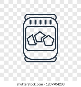 Honey concept vector linear icon isolated on transparent background, Honey concept transparency concept in outline style