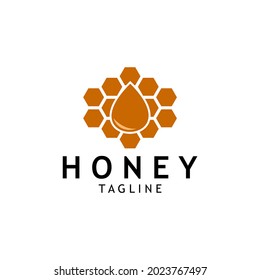 Honey design logo suitable for honey producing business