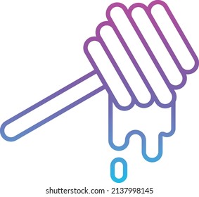 Honey Dip vector icon. Can be used for printing, mobile and web applications.