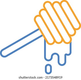 Icono vectorial de Honey Dip. Se puede usar para imprimir, móviles y aplicaciones web.