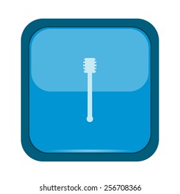 Honey dipper icon on a blue button