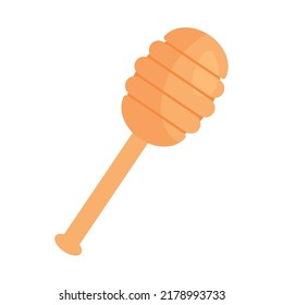 honey dipper icon on white background