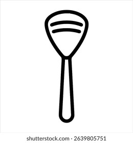 Honey Dipper Icon Vector Simple Graphic Illustration Outline Clipart Symbol Cooking Sweet Food