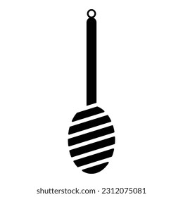 Diseño del símbolo del vector del logotipo de Honey dipper